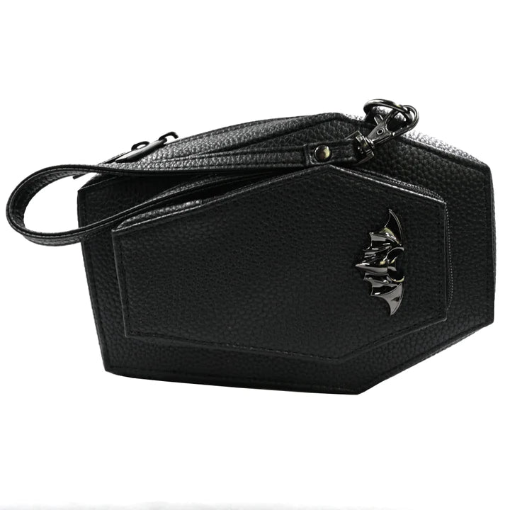 Coffin Mini Crossbody Bat Purse