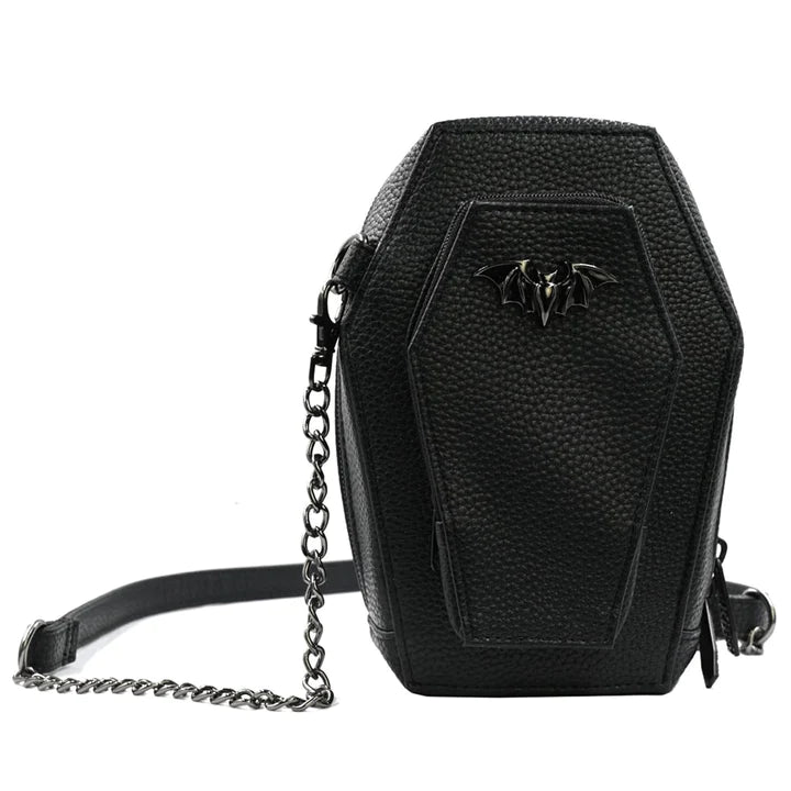 Coffin Mini Crossbody Bat Purse Bloody Rose Boutique