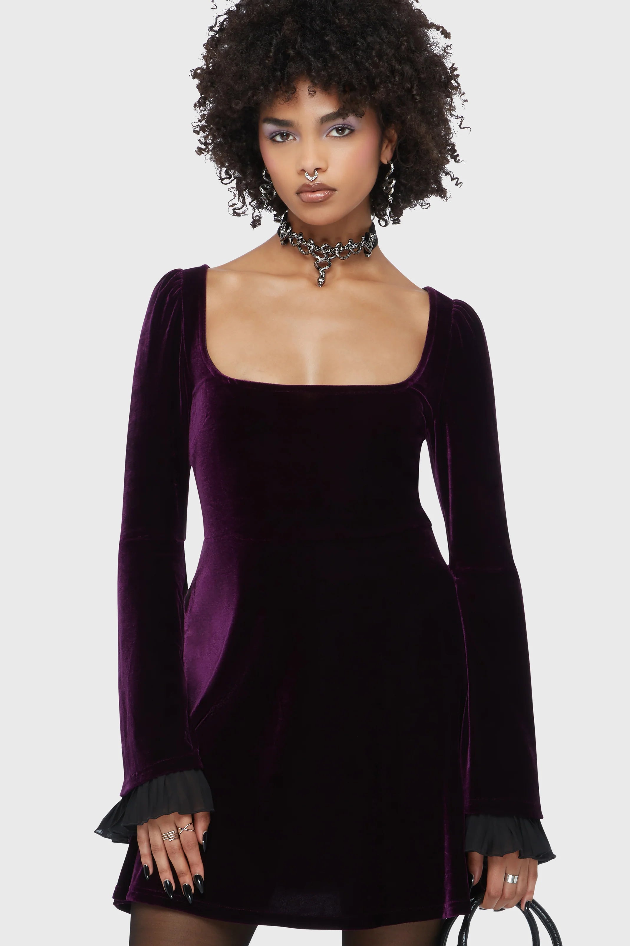 Beatrix Dress [Purple] – Bloody Rose Boutique