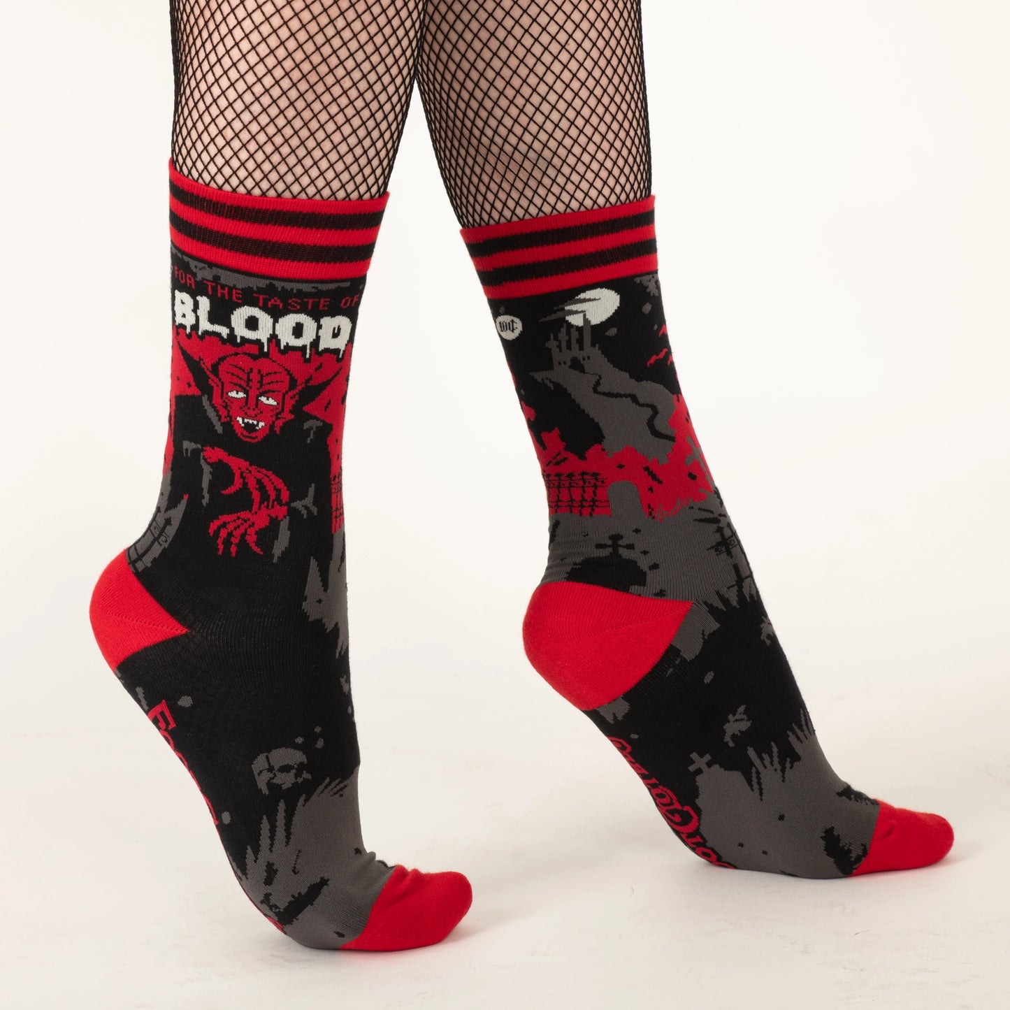 Dracula'S Bloodlust Crew Socks