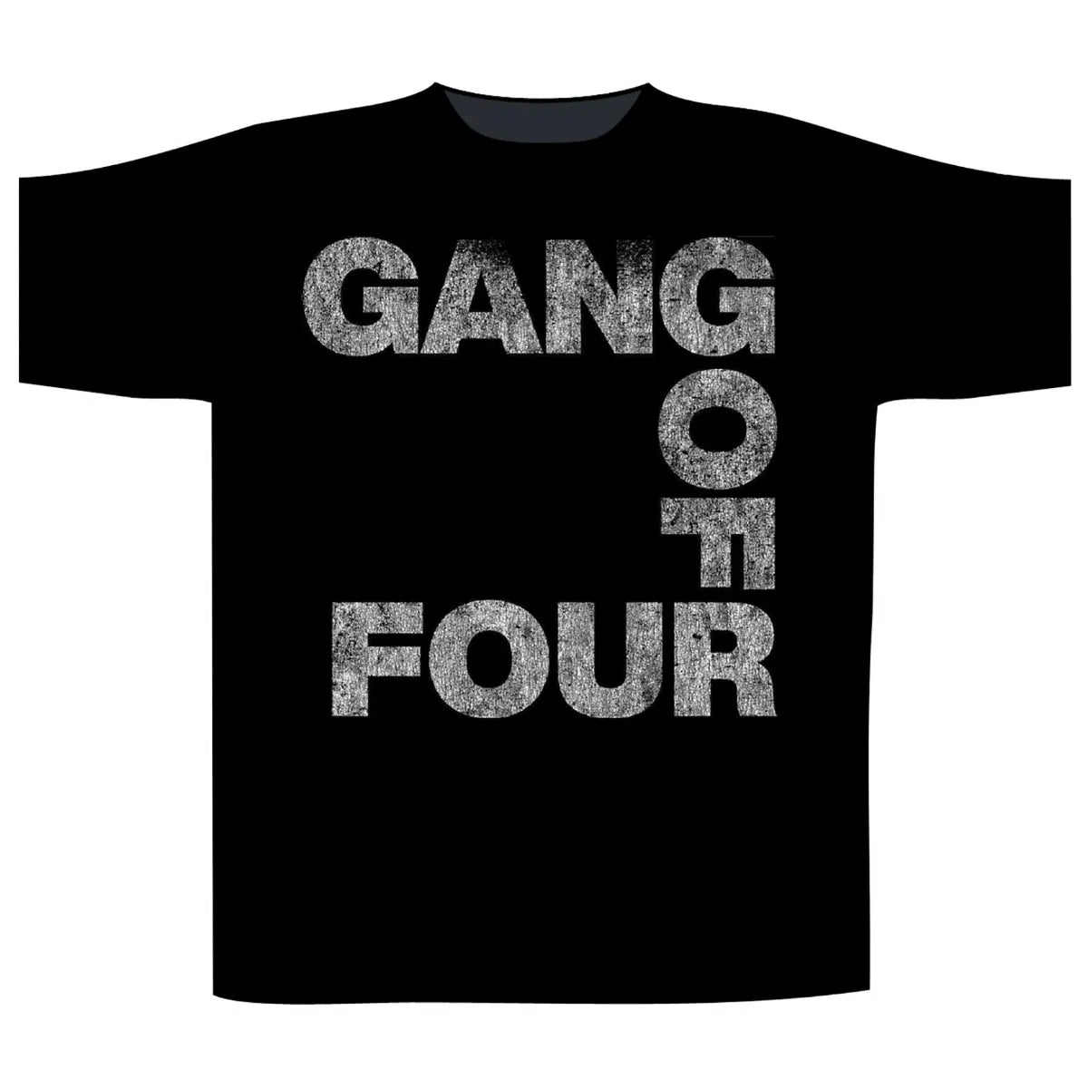 T-Shirt Gang Of Four Tour Concert - Coton Noir - Tailles S à 5XL - Personnalisable
