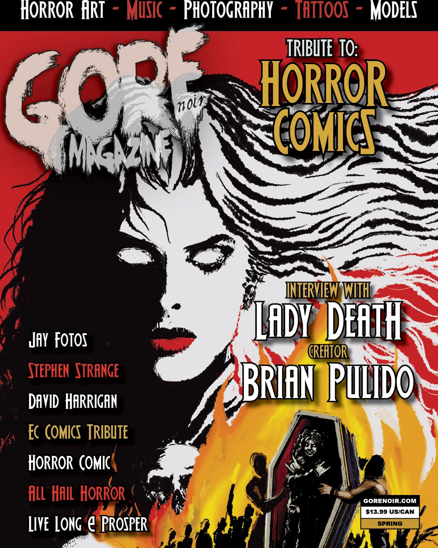 Gore Noir Magazine - Horror Comics Tribute Issue