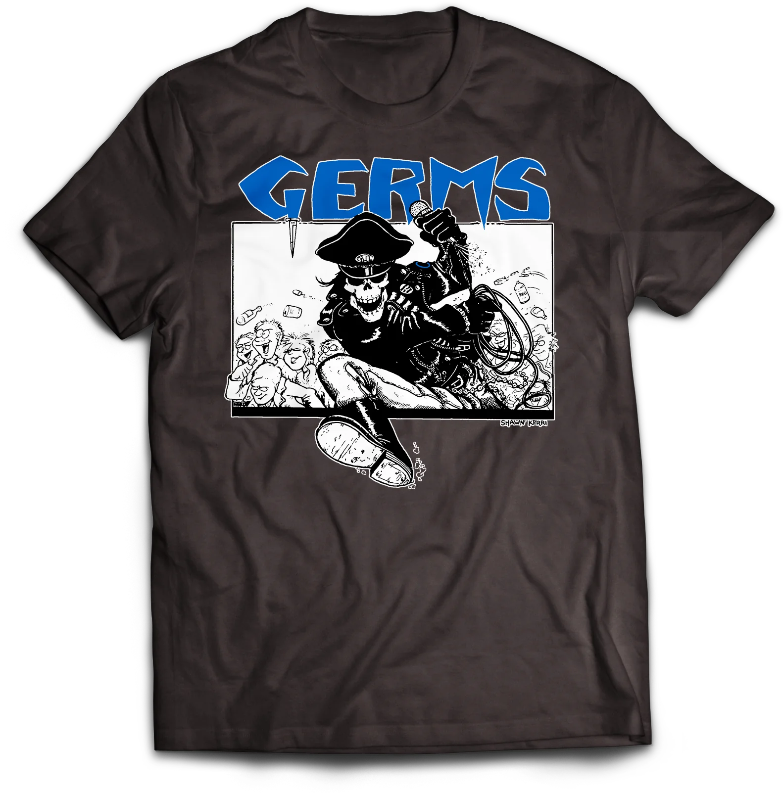 The Germs "Fleetwood" - Unisex Black T-Shirt