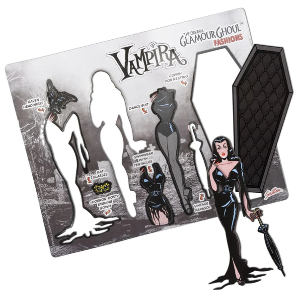 Vampira Glamour Ghoul Dress Up Magnet Set