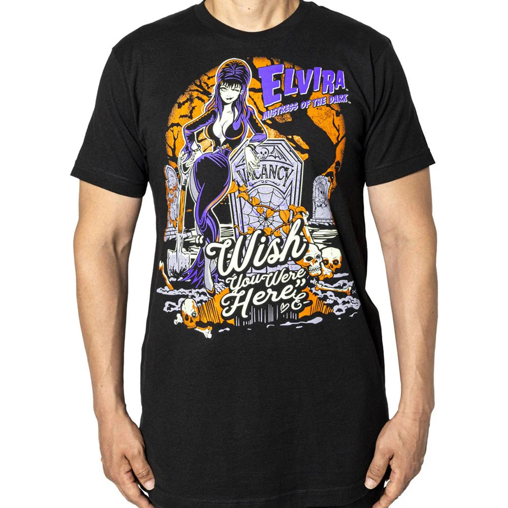 Elvira Wish You Were Here Unisex T-Shirt