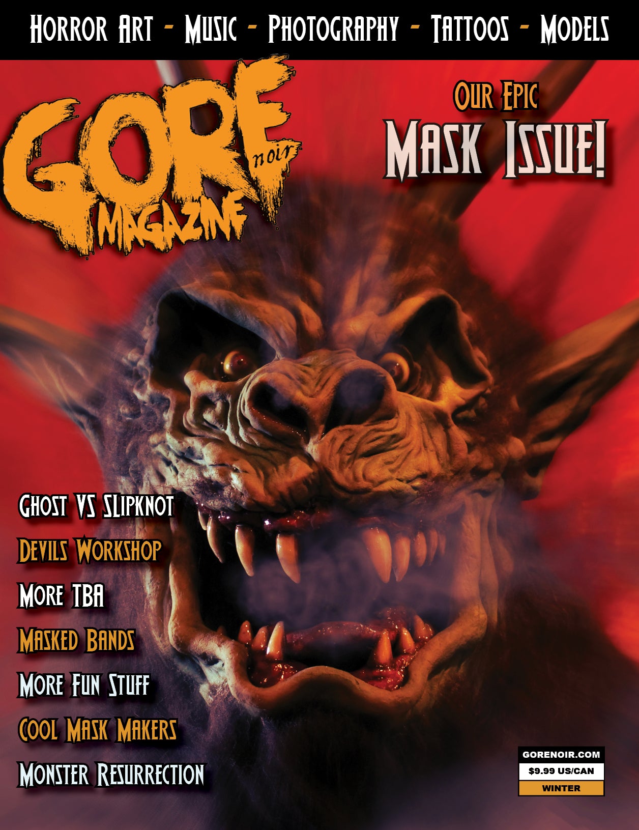Gore Noir Magazine - The Epic Mask Issue