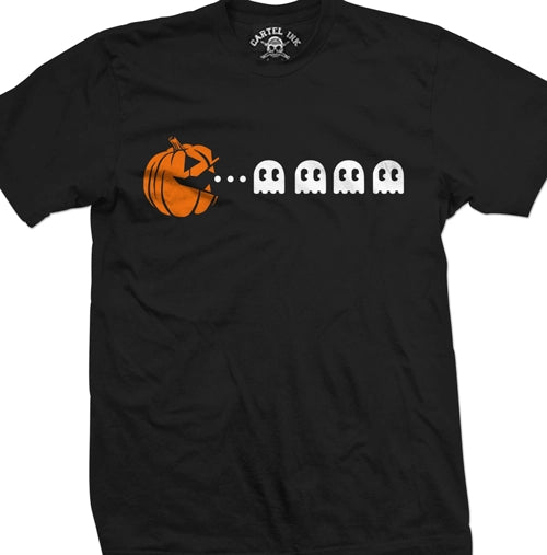 Pumpkin Pac Man - Unisex T-Shirt