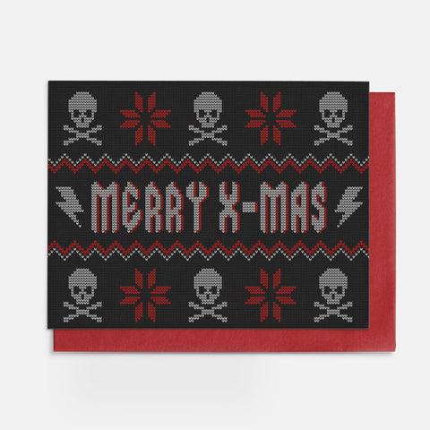 Punk Holiday Sweater Card
