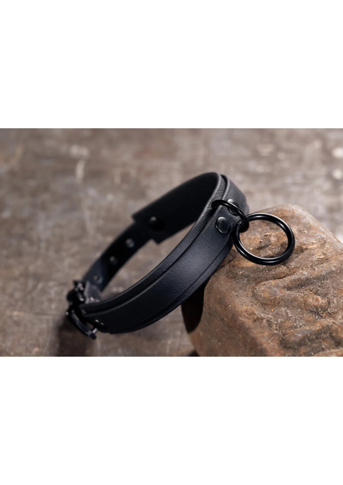 Black Hardware Slave Vegan Choker