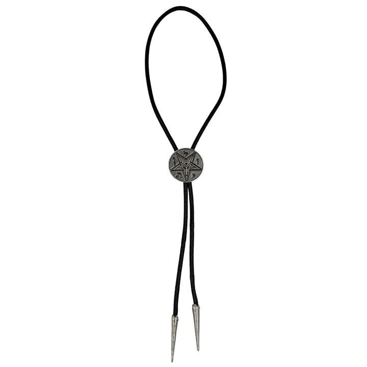 Satanic Circle Bolo Western Tie