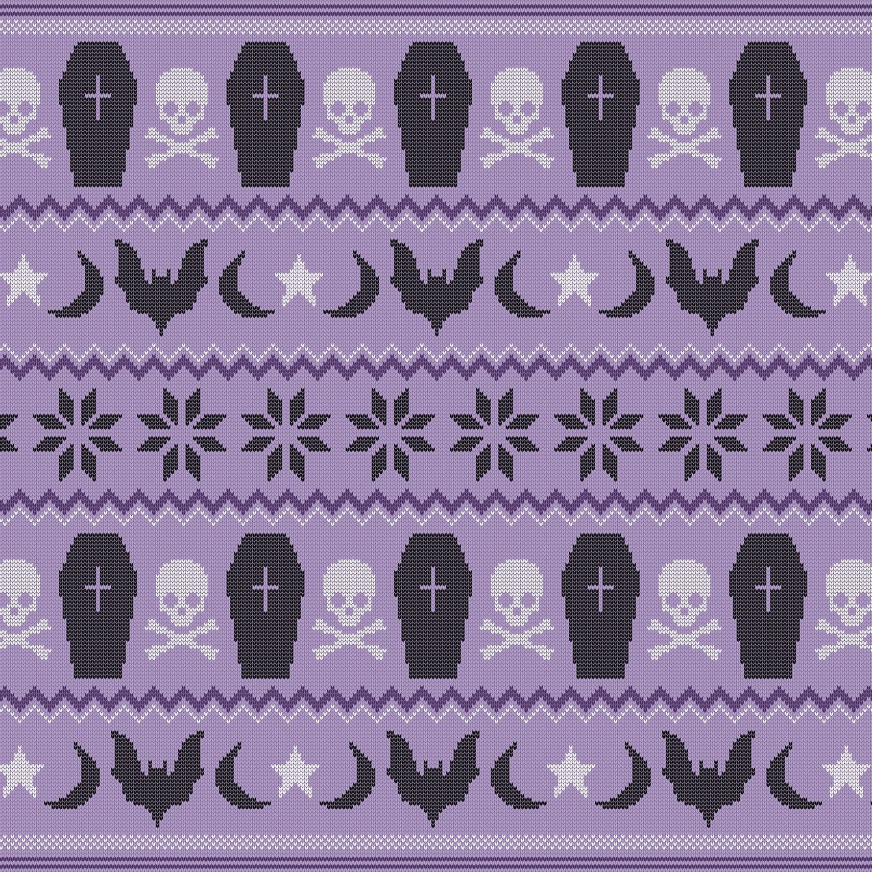 Spooky Holiday Sweater Wrapping Paper