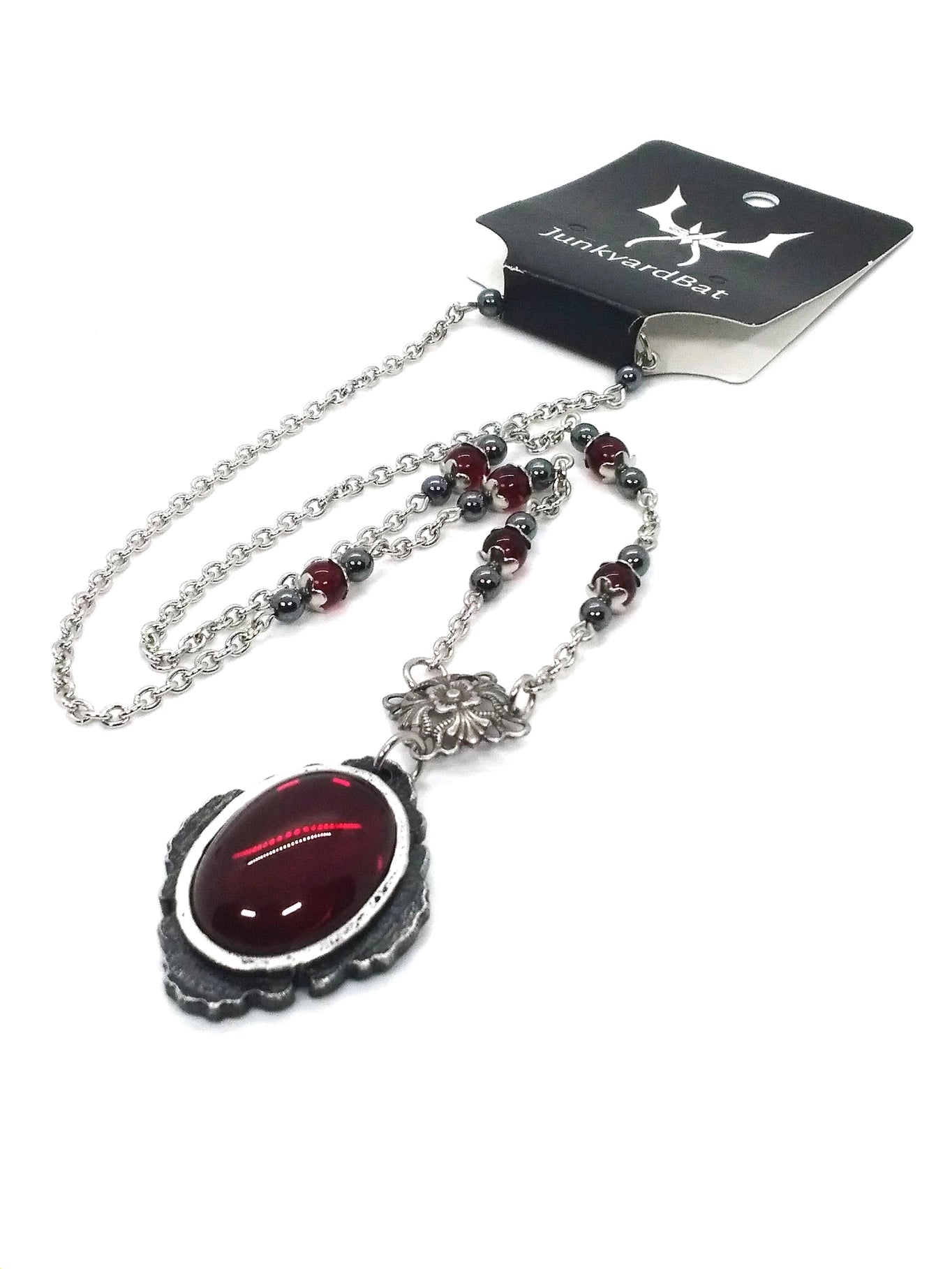 Vampiric Amulet Necklace - Red