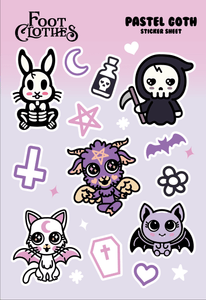 Pastel Goth Puffy Stickers