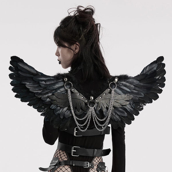 Feather Wing Harness - Black
