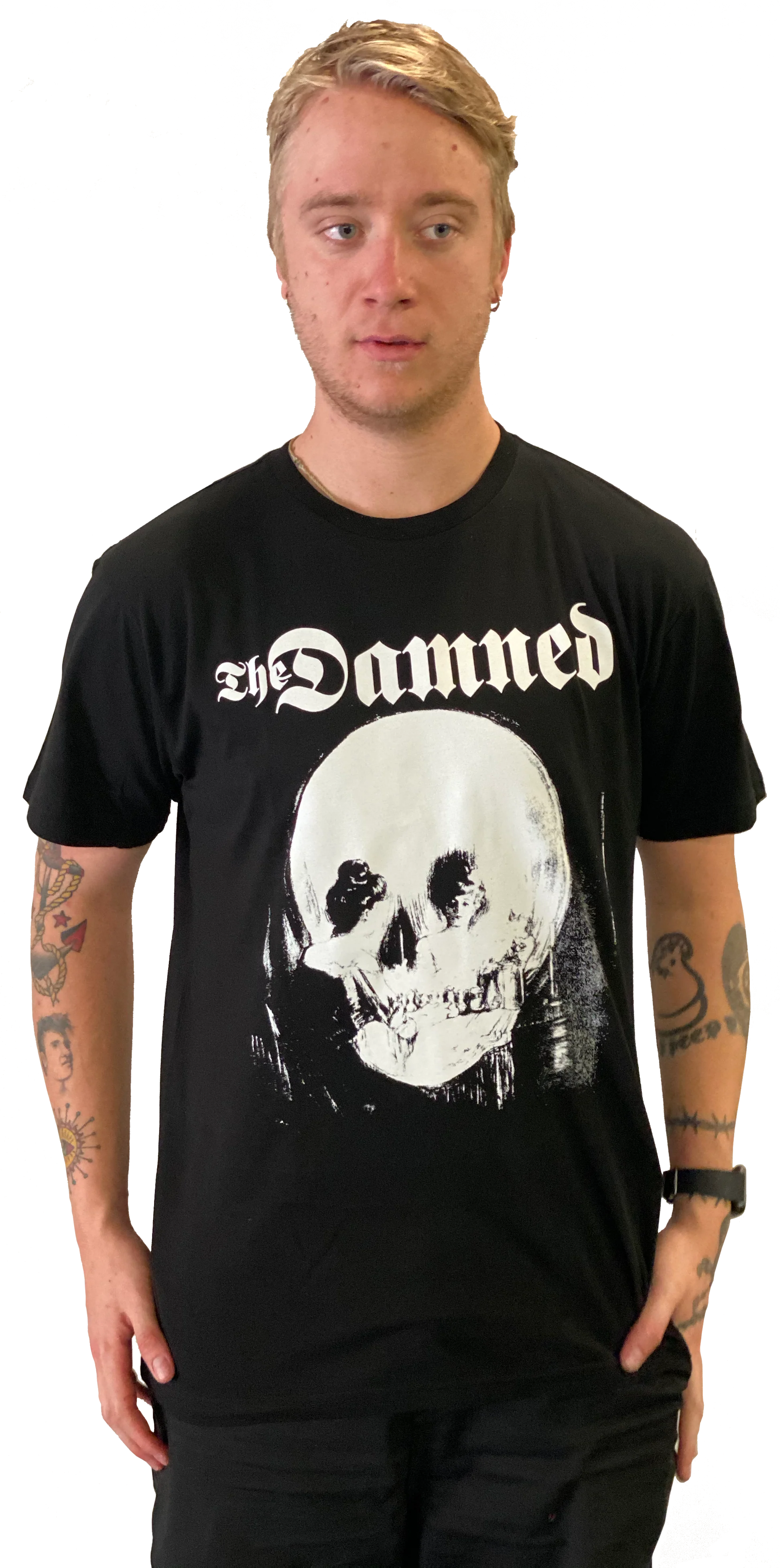 The Damned "Stretcher Case - Unisex Black T-Shirt