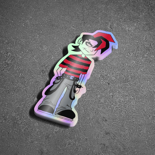 Bloody Rose Mascot Boy Sticker