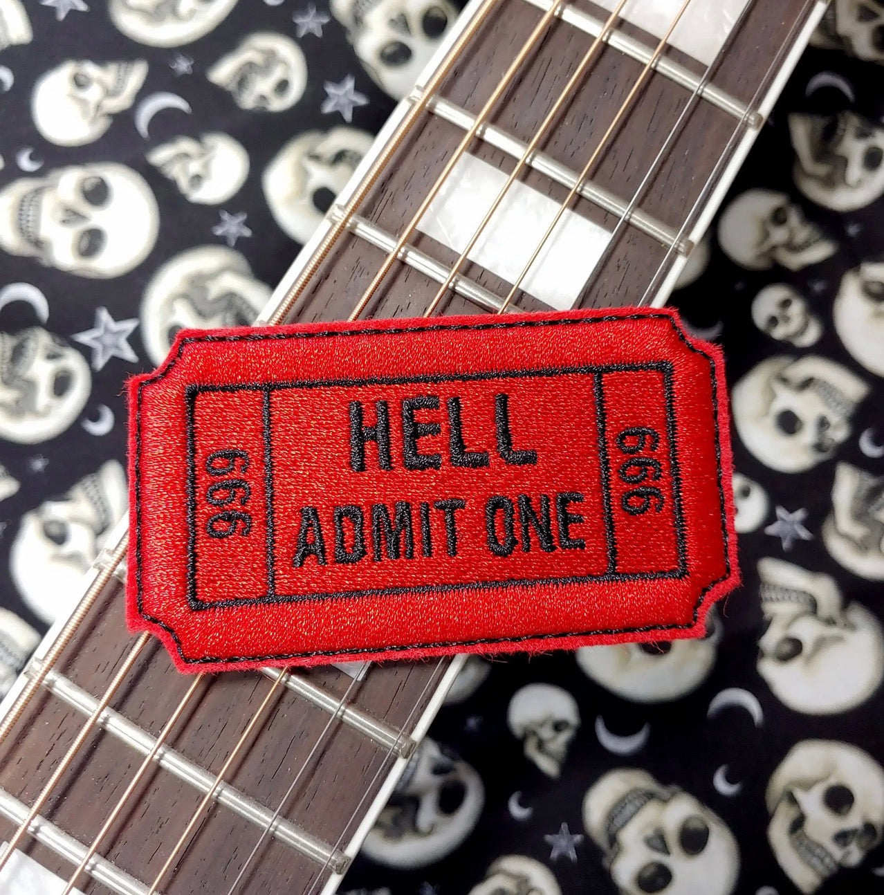 Hell Admit One 666 Gothic - Patch