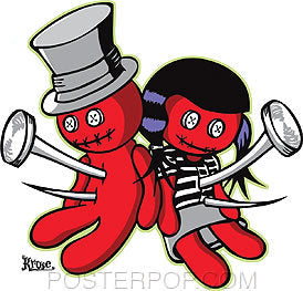 Kruse Voodoo Luv Sticker