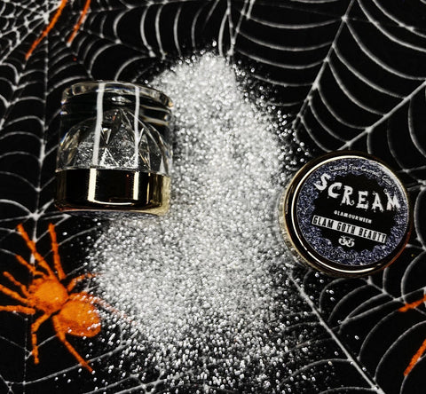 Scream - Silver with Black Body Glitter