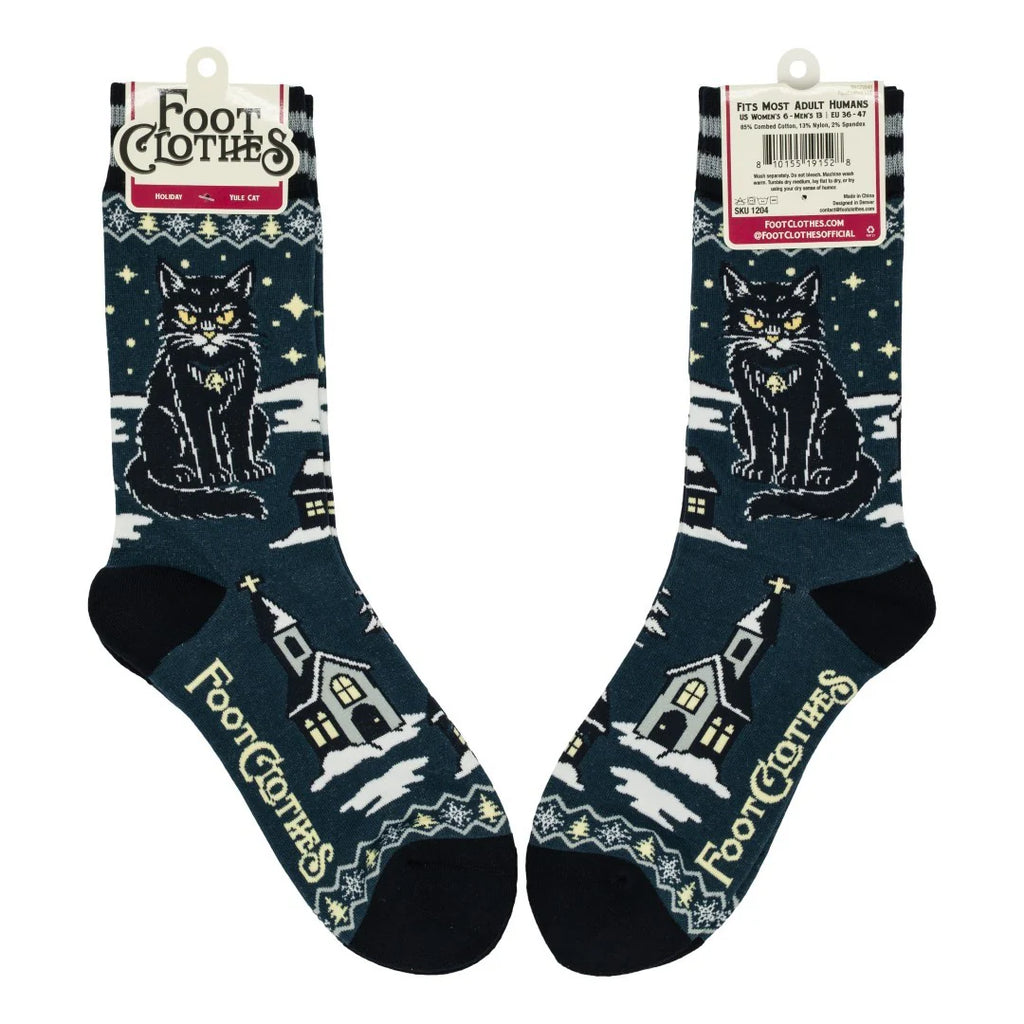 Yule Cat Crew Socks