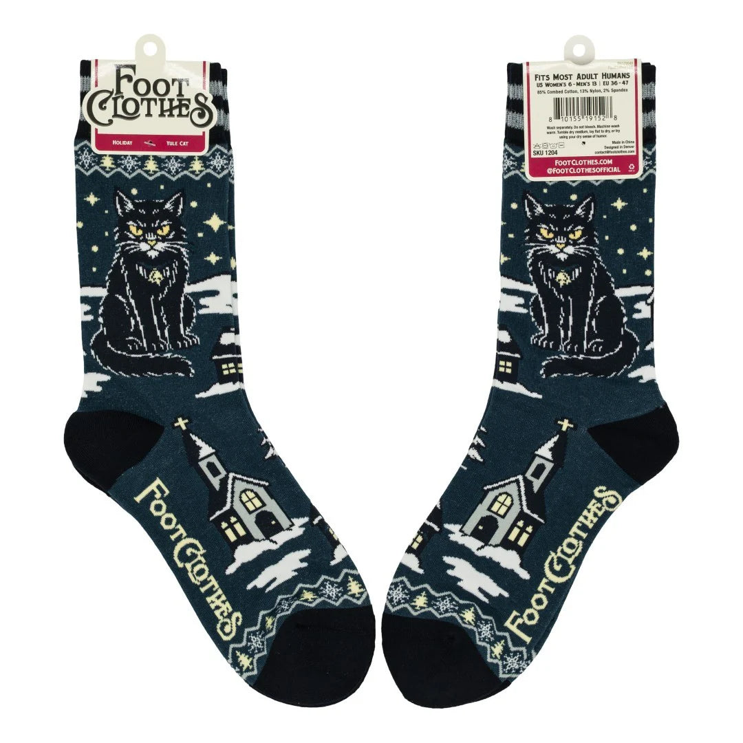 Yule Cat Crew Socks