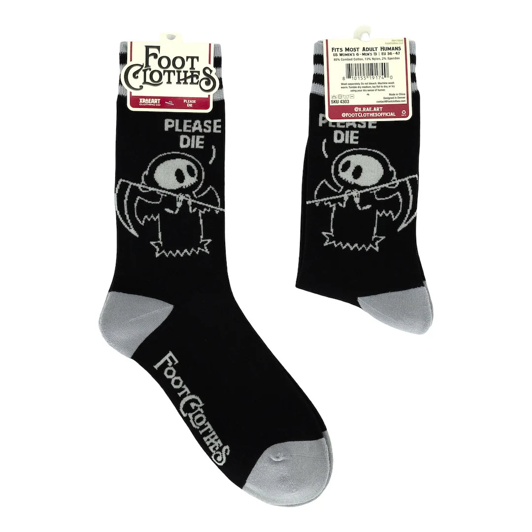 Please Die Crew Socks