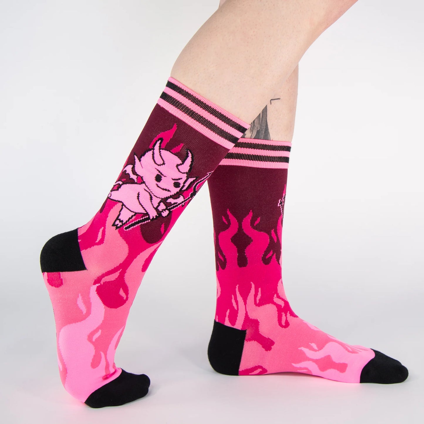 Hot as Heck FootClothes x DWYBO Crew Socks