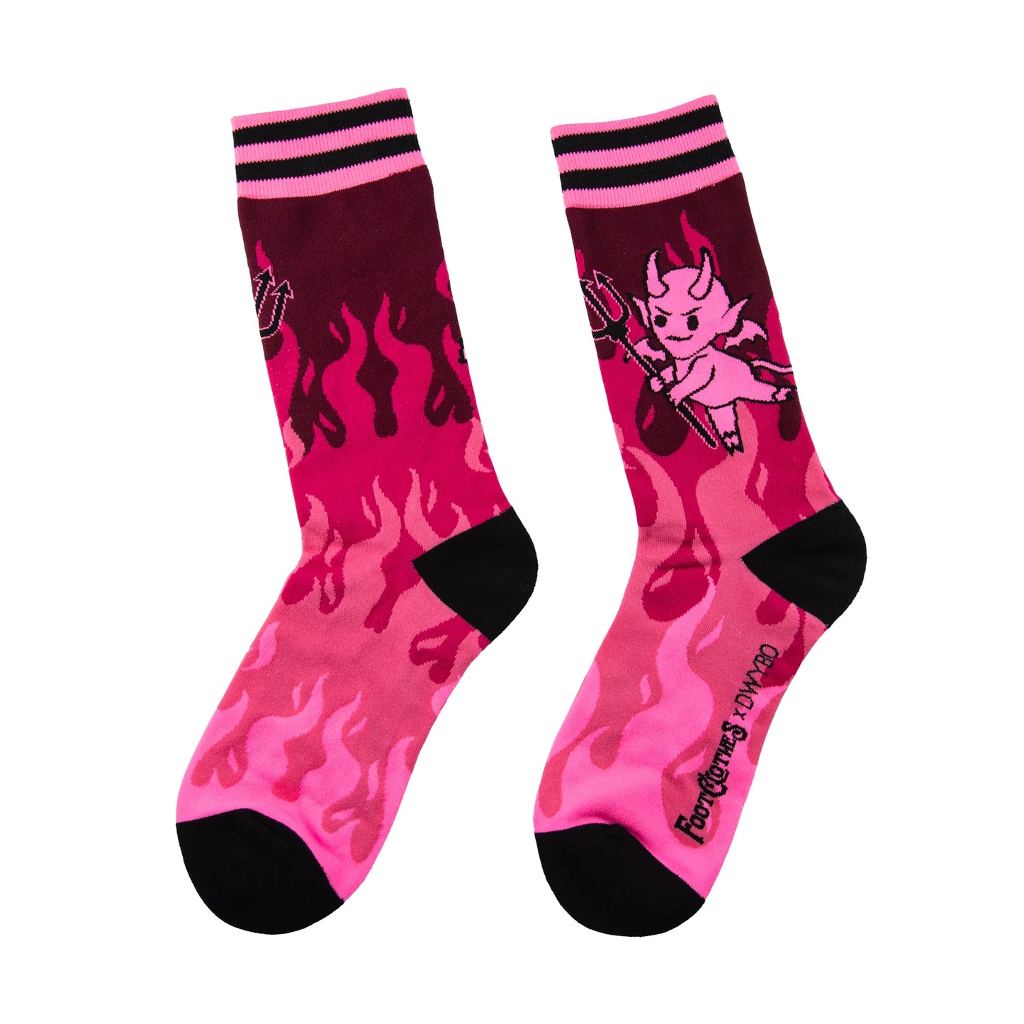 Hot as Heck FootClothes x DWYBO Crew Socks