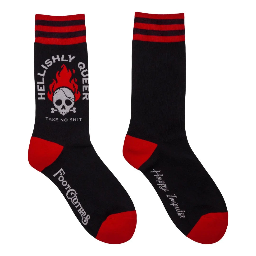 Hellishly Queer Crew Socks