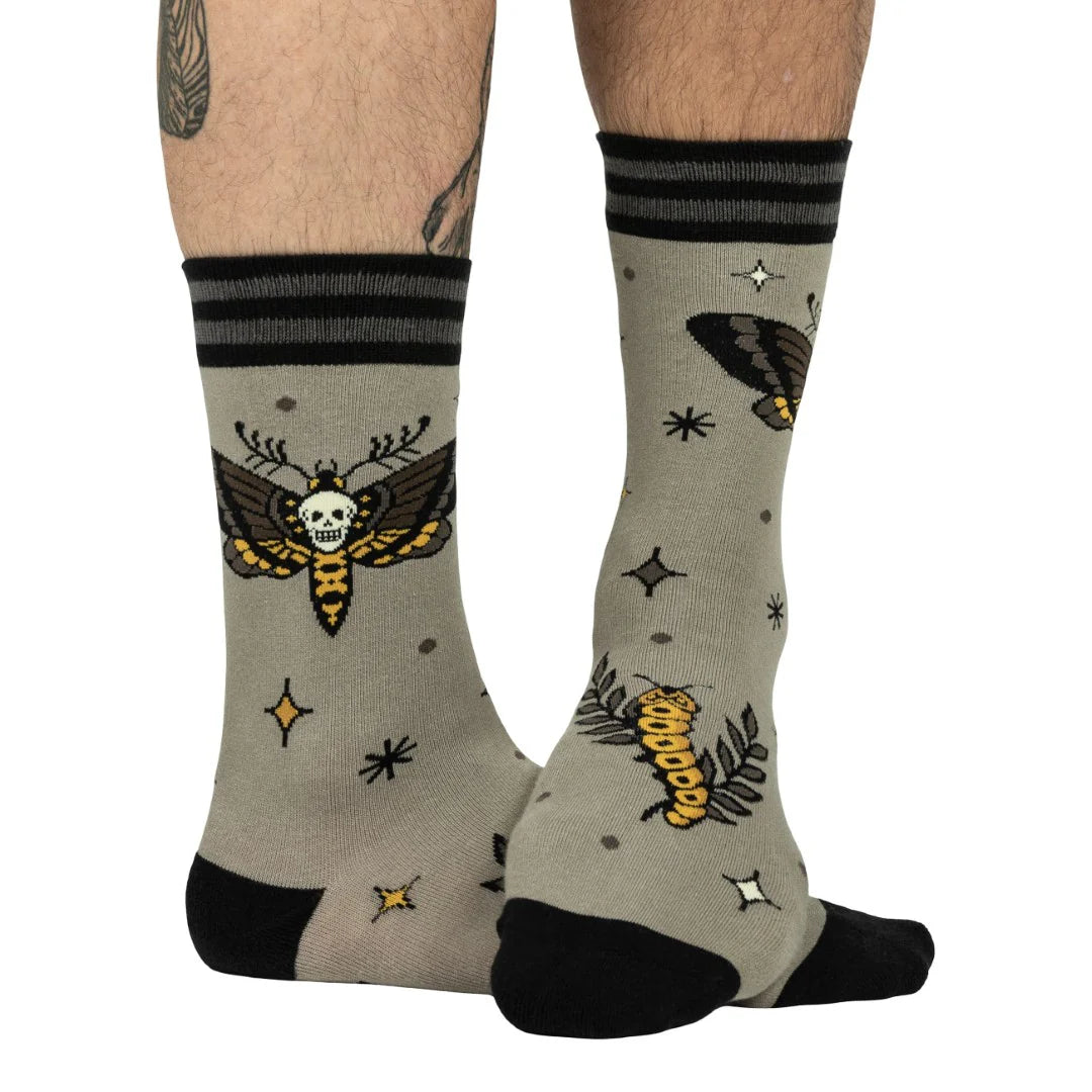 Metamorphosis Death's Head Moth Crew Socks