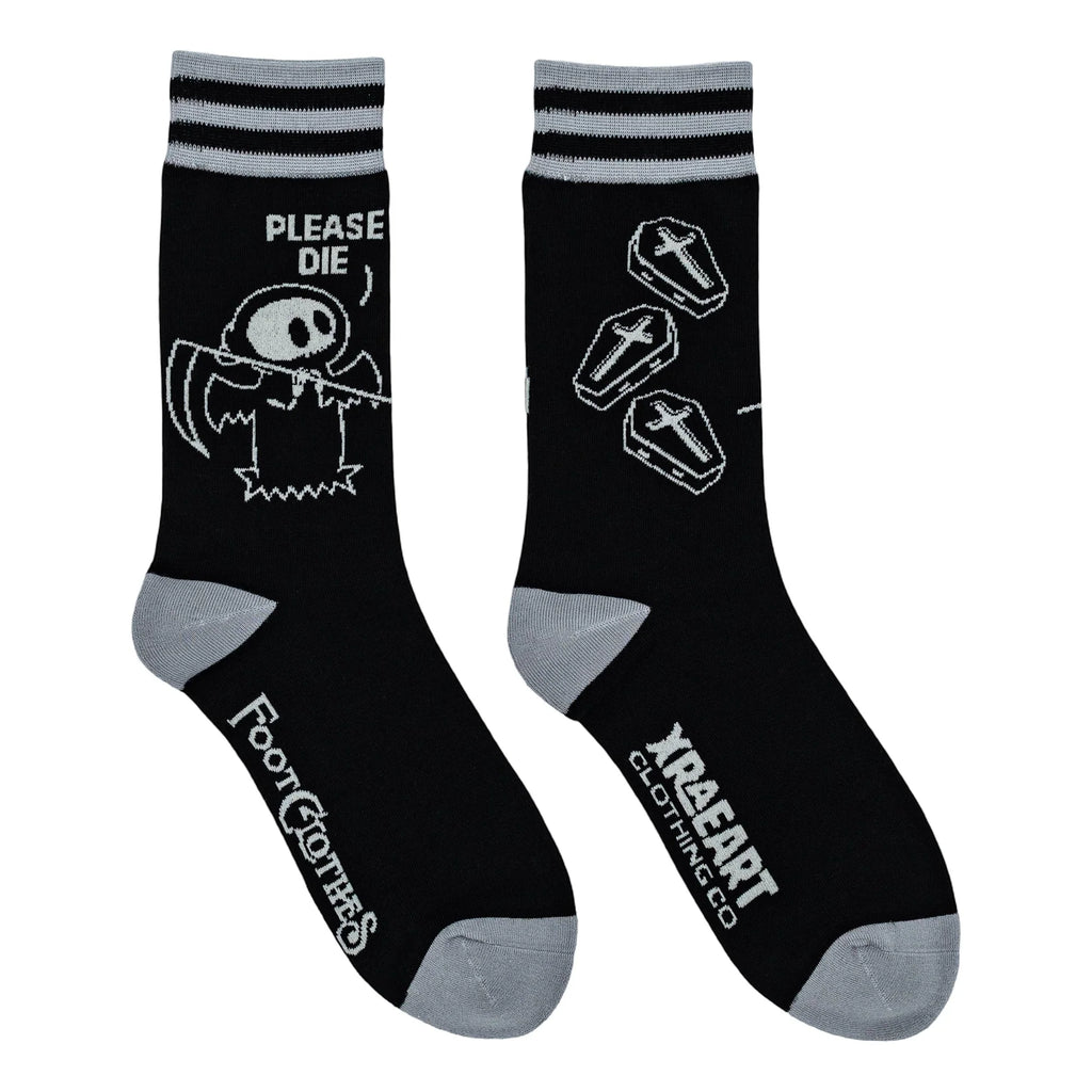 Please Die Crew Socks