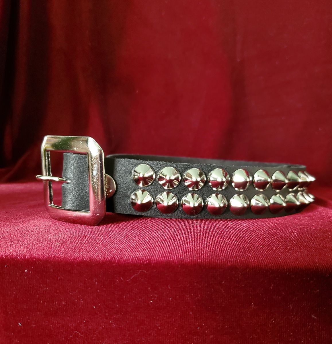 2-Row Cone Stud Belt