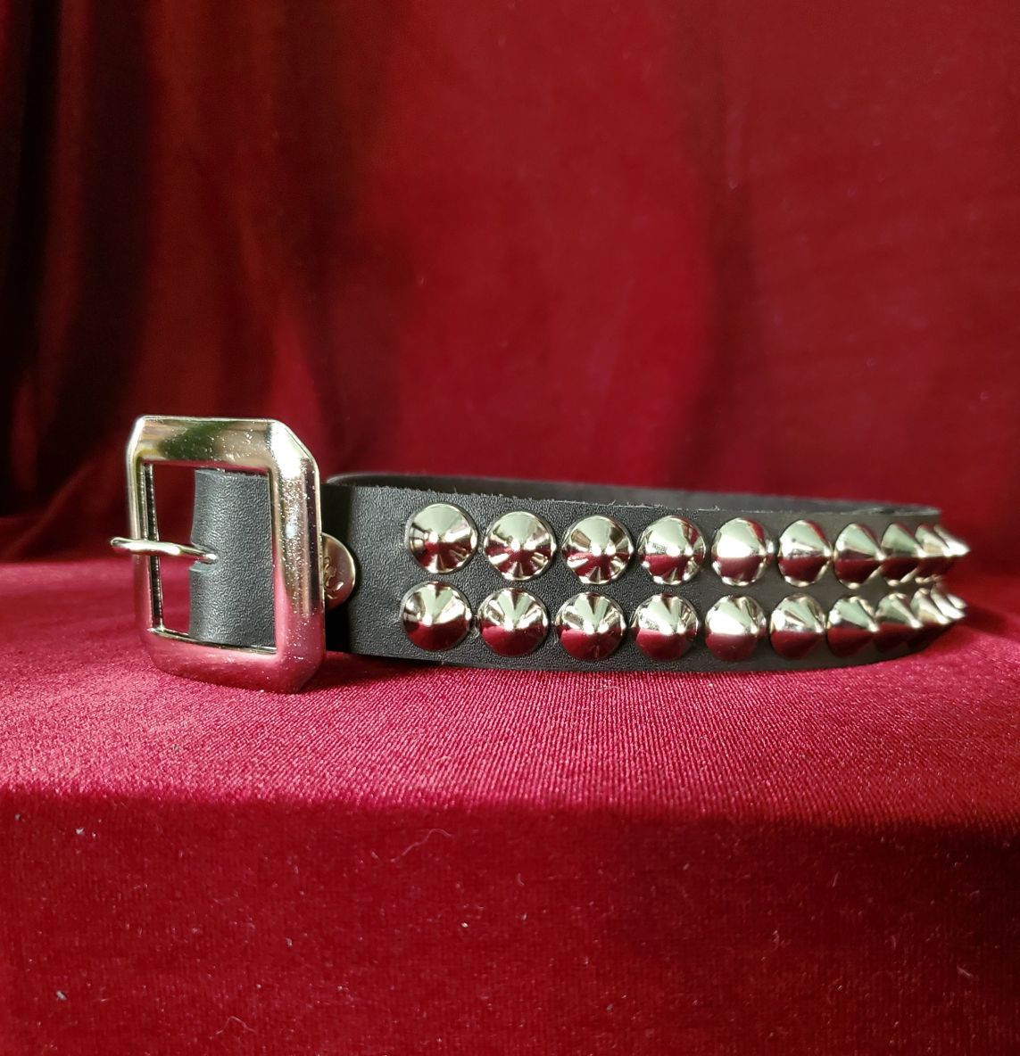 2-Row Cone Stud Belt