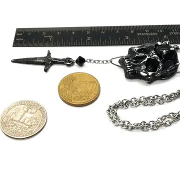 Skull and Dagger Necklace