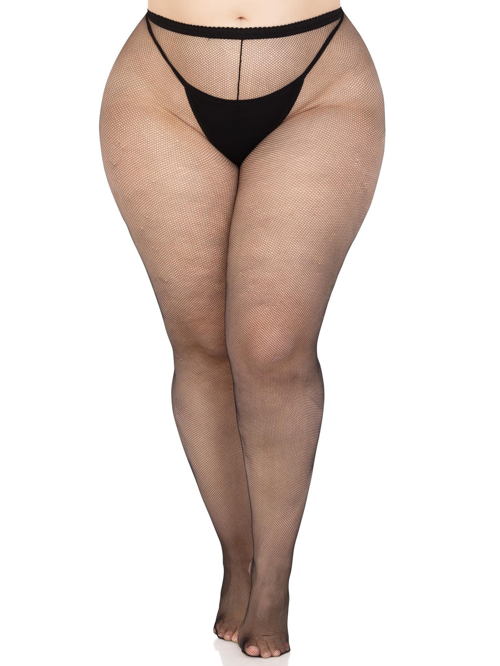 Micro Net Tights - Black - PLUS