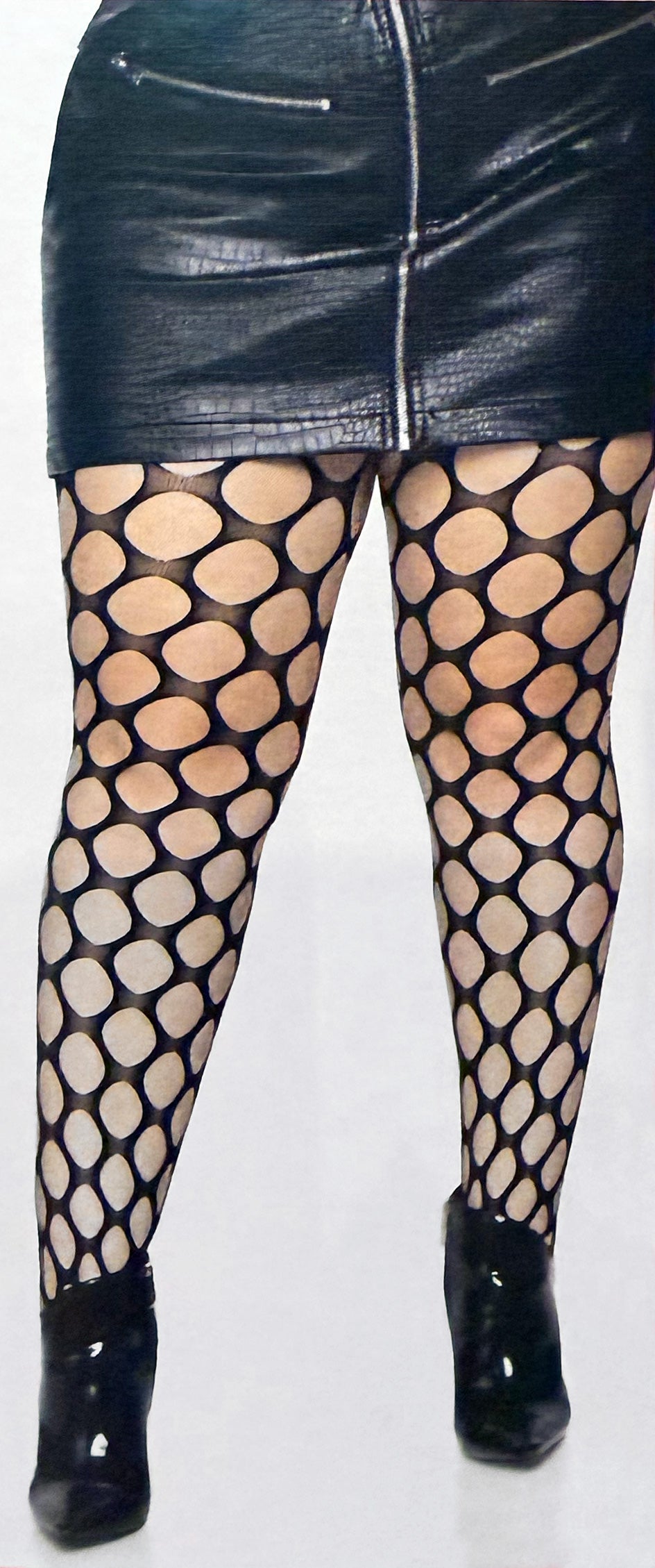 Jumbo Pothole Net Tights - PLUS Size