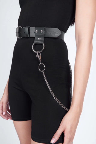 Axis Leather Chain Belt