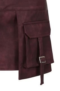 Astra Skirt - Burgundy