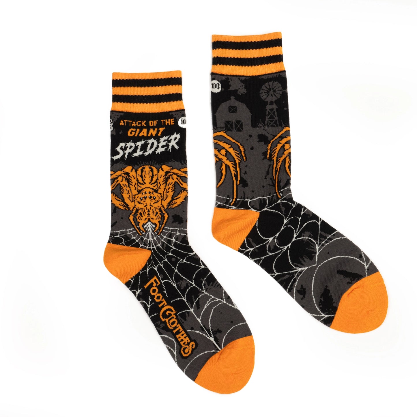 Attack of the Giant Spider Crew Socks