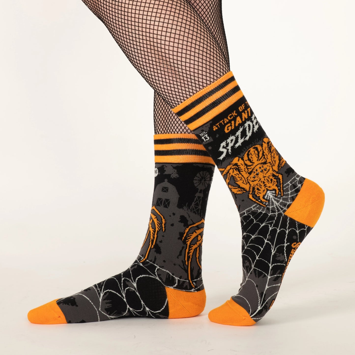 Attack of the Giant Spider Crew Socks