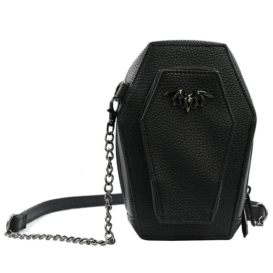 Coffin Mini Crossbody Bat Purse