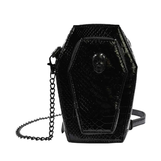 Coffin Mini Crossbody Skull Purse