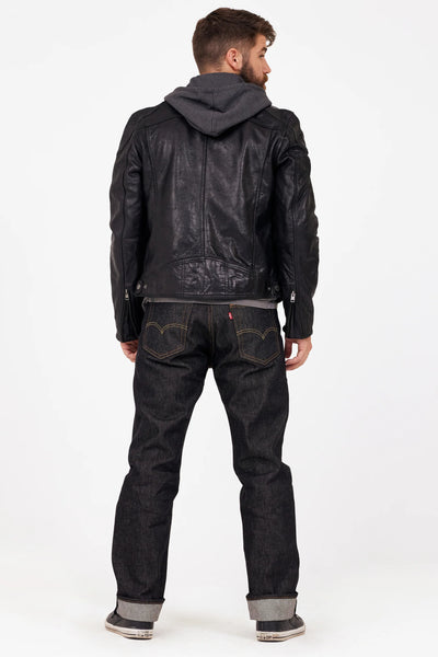 Biko Black Leather Jacket