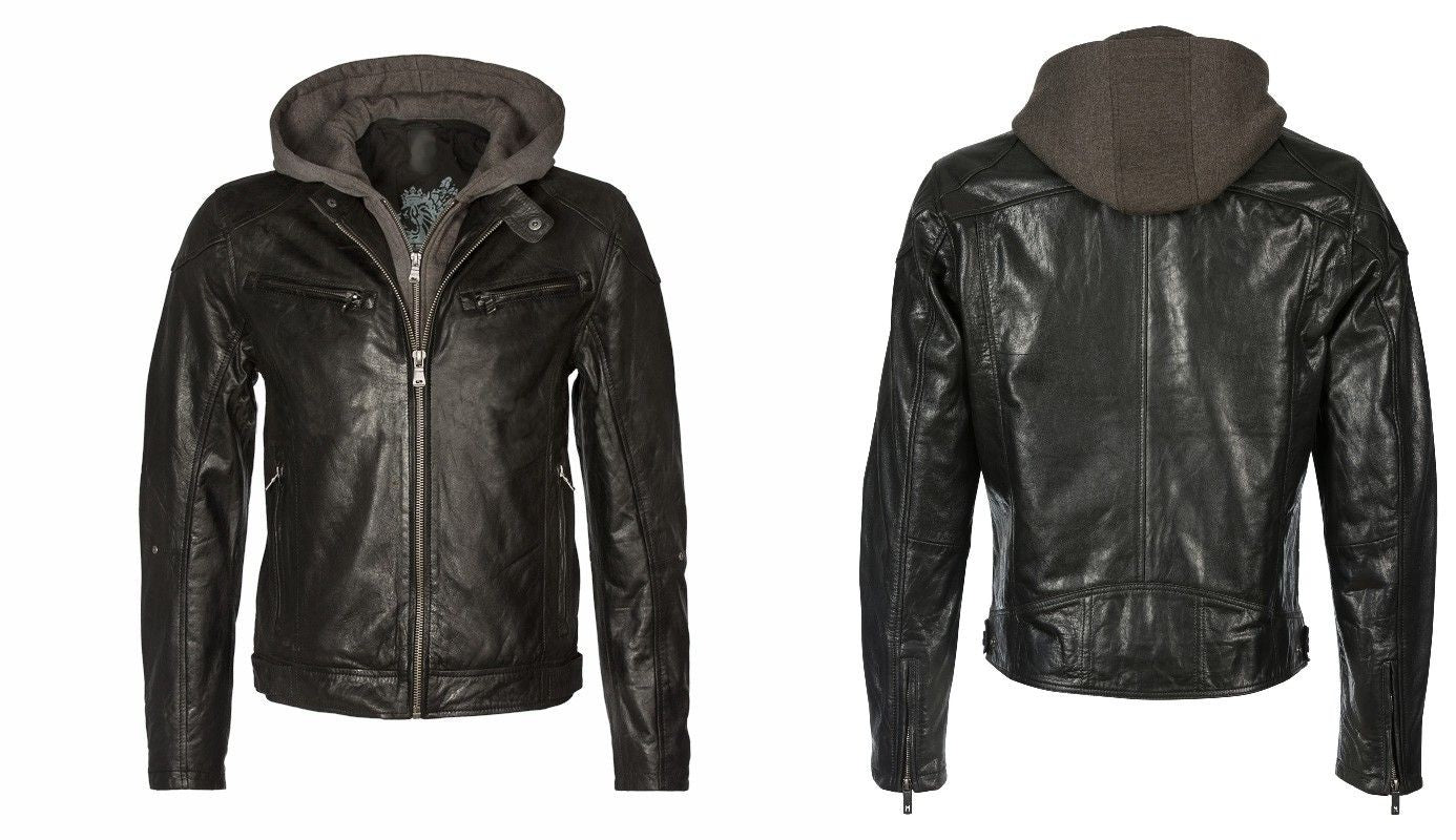 Biko Black Leather Jacket