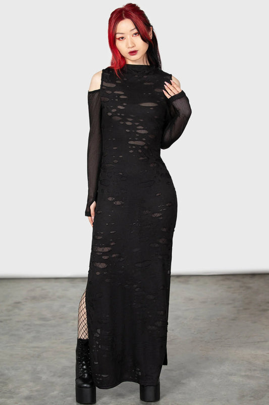 Biters Maxi Dress - Black