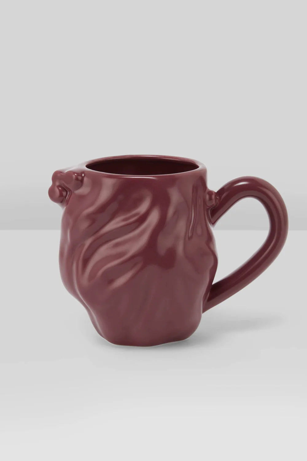 Black Heart Mug - Red