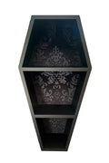Haunted Mansion 20" Coffin Shelf - Black Velvet