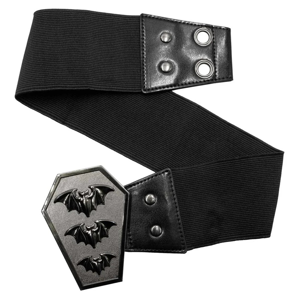 Elastic Waist Belt Bat Coffin