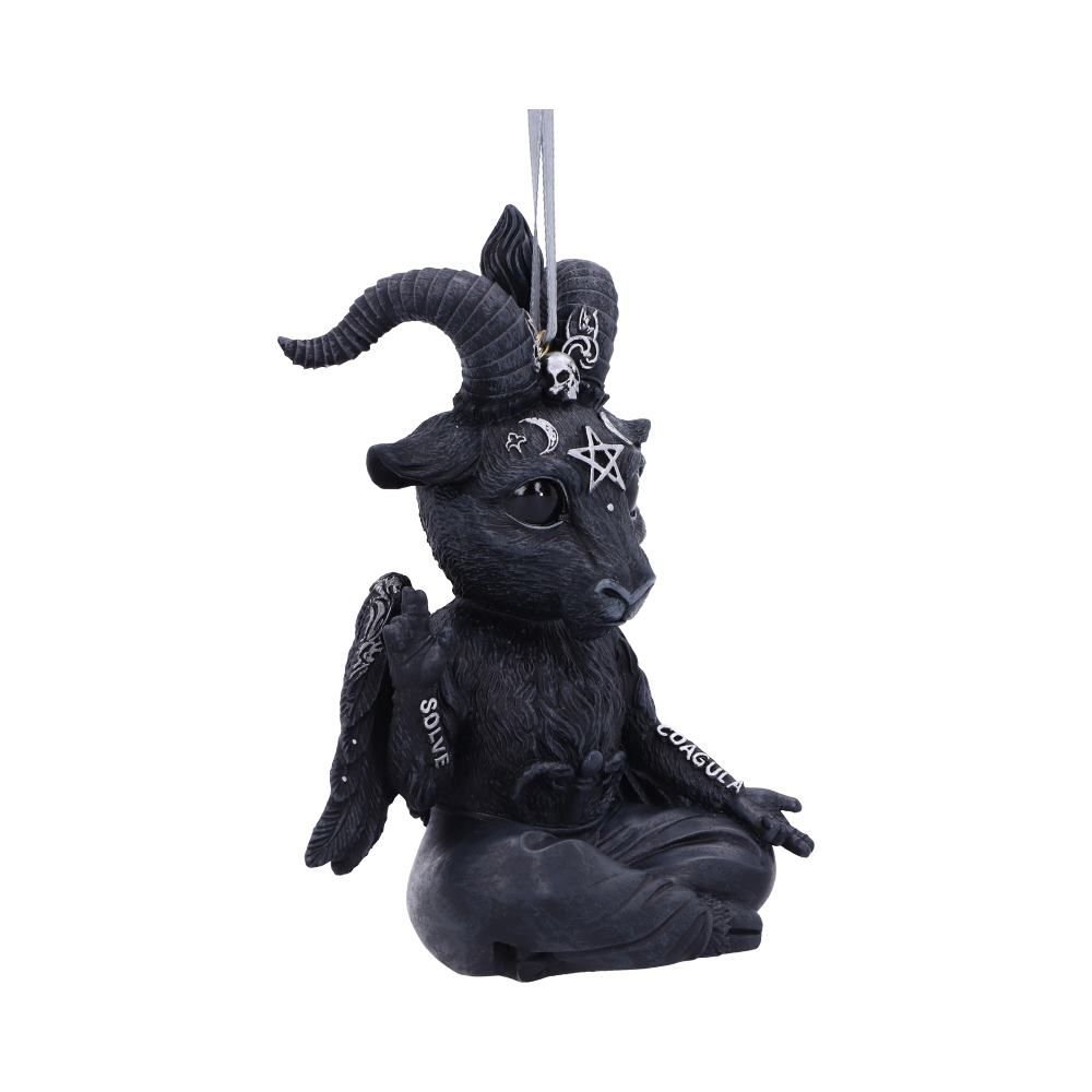 Baphoboo Black Baby Baphomet Hanging Ornament 11cm