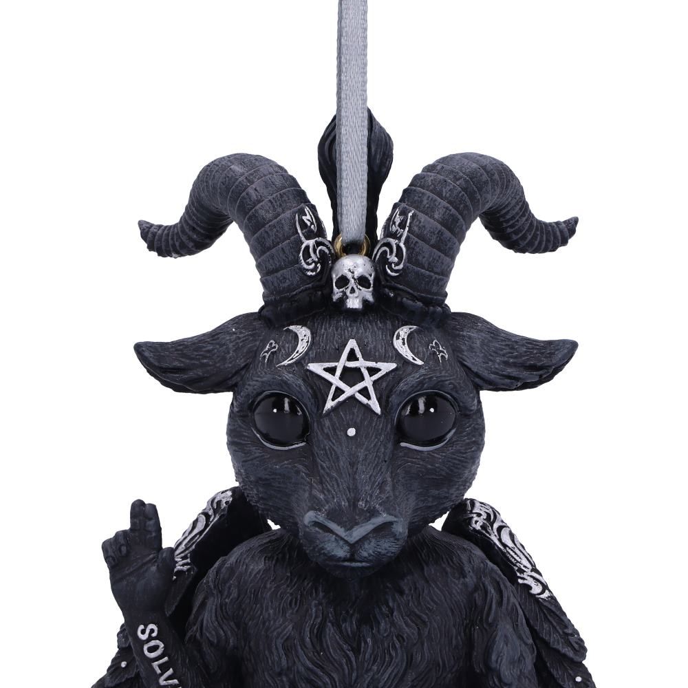 Baphoboo Black Baby Baphomet Hanging Ornament 11cm